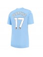 Billige Manchester City Kevin De Bruyne #17 Hjemmedrakt Dame 2023-24 Kortermet